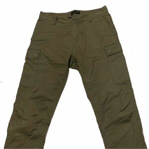 John Varvatos Olive Green Cargo Pants